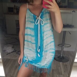 OCEAN DRIVE NWOT Gauze beach cover up